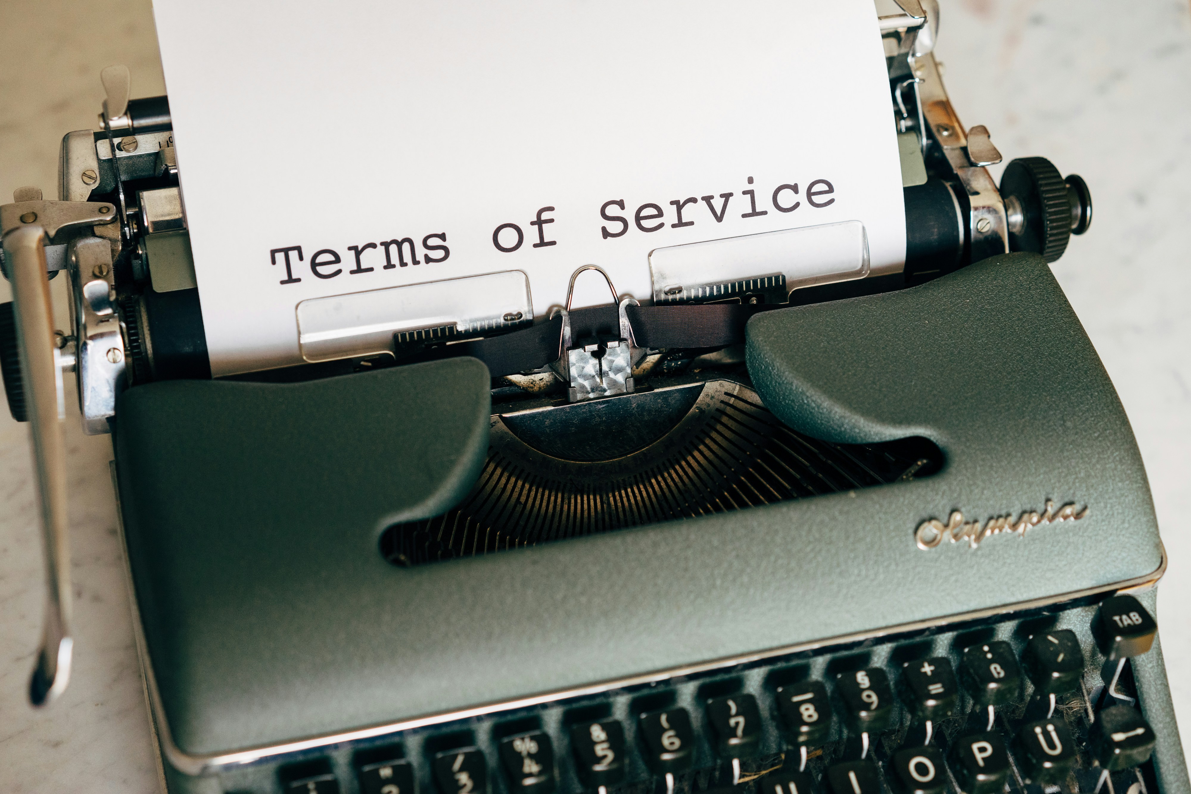 Terms of Service Background